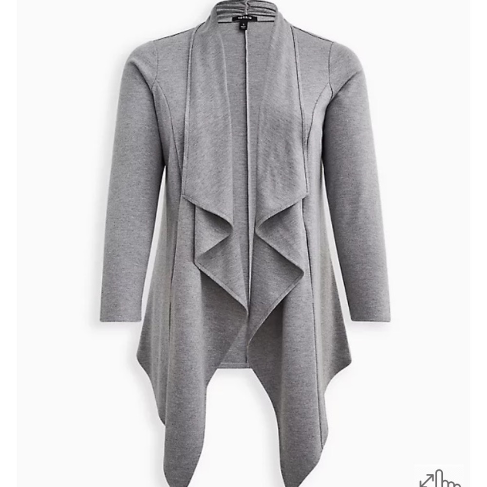 Torrid Drape Kimono size 1 - gray